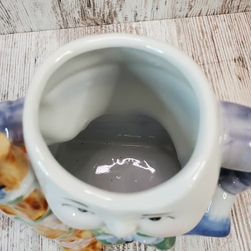 FEITX Humpty Dumpty Teapot Glazed Ceramic Children's Nursery Rhyme Decor - Thumbnail 7