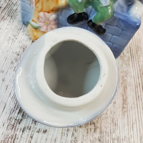 FEITX Humpty Dumpty Teapot Glazed Ceramic Children's Nursery Rhyme Decor - Thumbnail 8