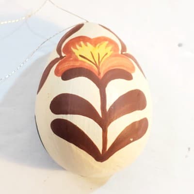 Ten Thousand Villages Christmas Ornament Nativity Hand Painted Egg Shell - Thumbnail 3