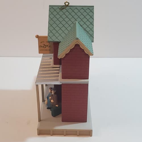 Vtg 1998 Hallmark HALLS TRAIN STATION Ornament 25th Anniversary Edition NO BOX - Thumbnail 7