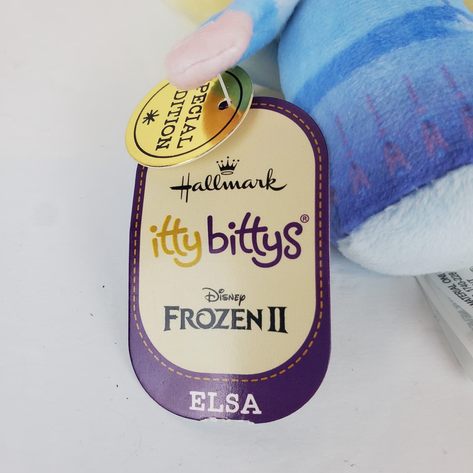 Hallmark Itty Bittys Frozen II Elsa 4in Stuffed Plush Harry Potter Character Tag - Thumbnail 2