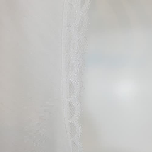 Vintage Intimate Essentials Sears Woman’s White Full Slip Lace Trim Size 38 NWT - Thumbnail 7