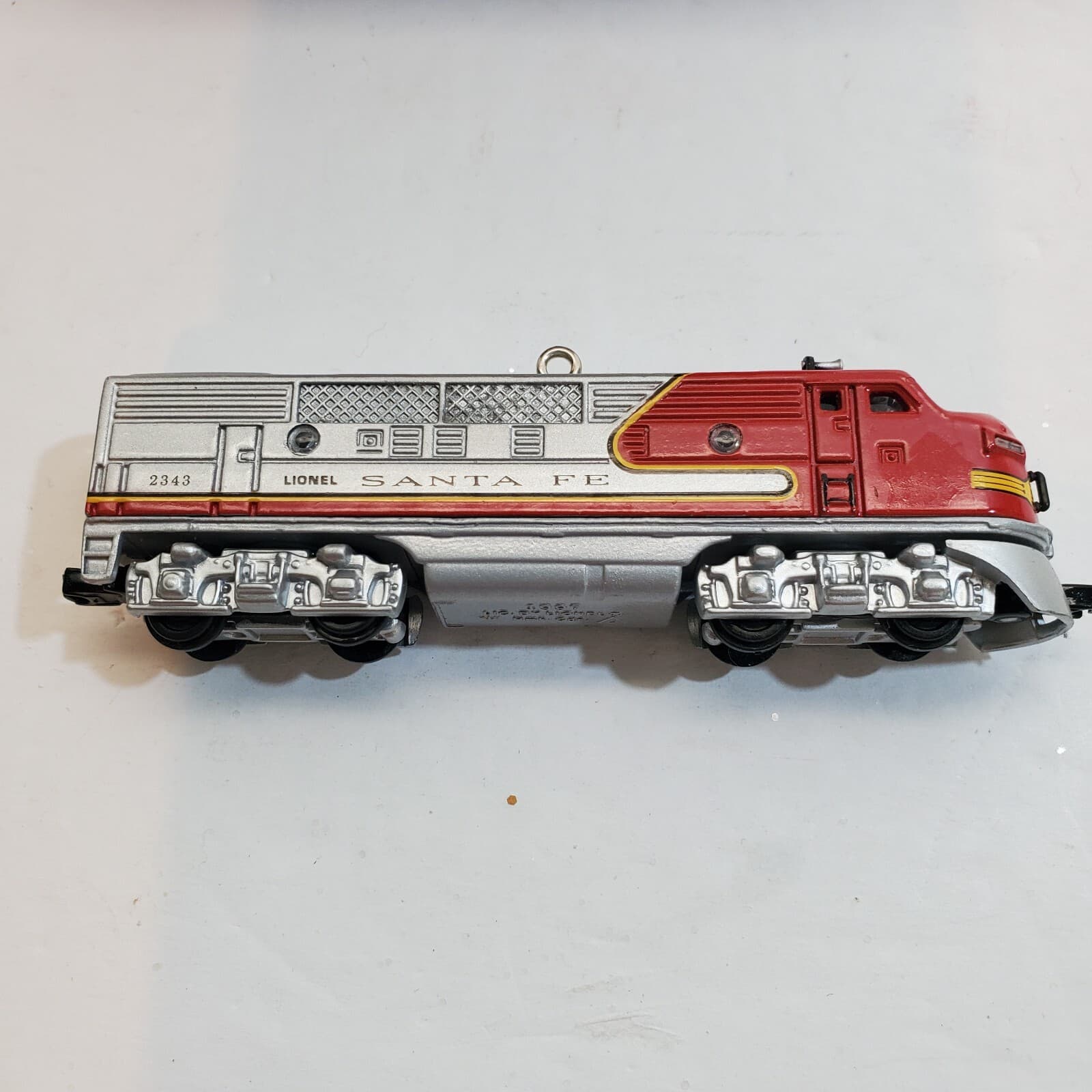 Hallmark 1997 Keepsake Christmas Ornament Santa Fe F3 Diesel Locomotive (1950) - Thumbnail 6