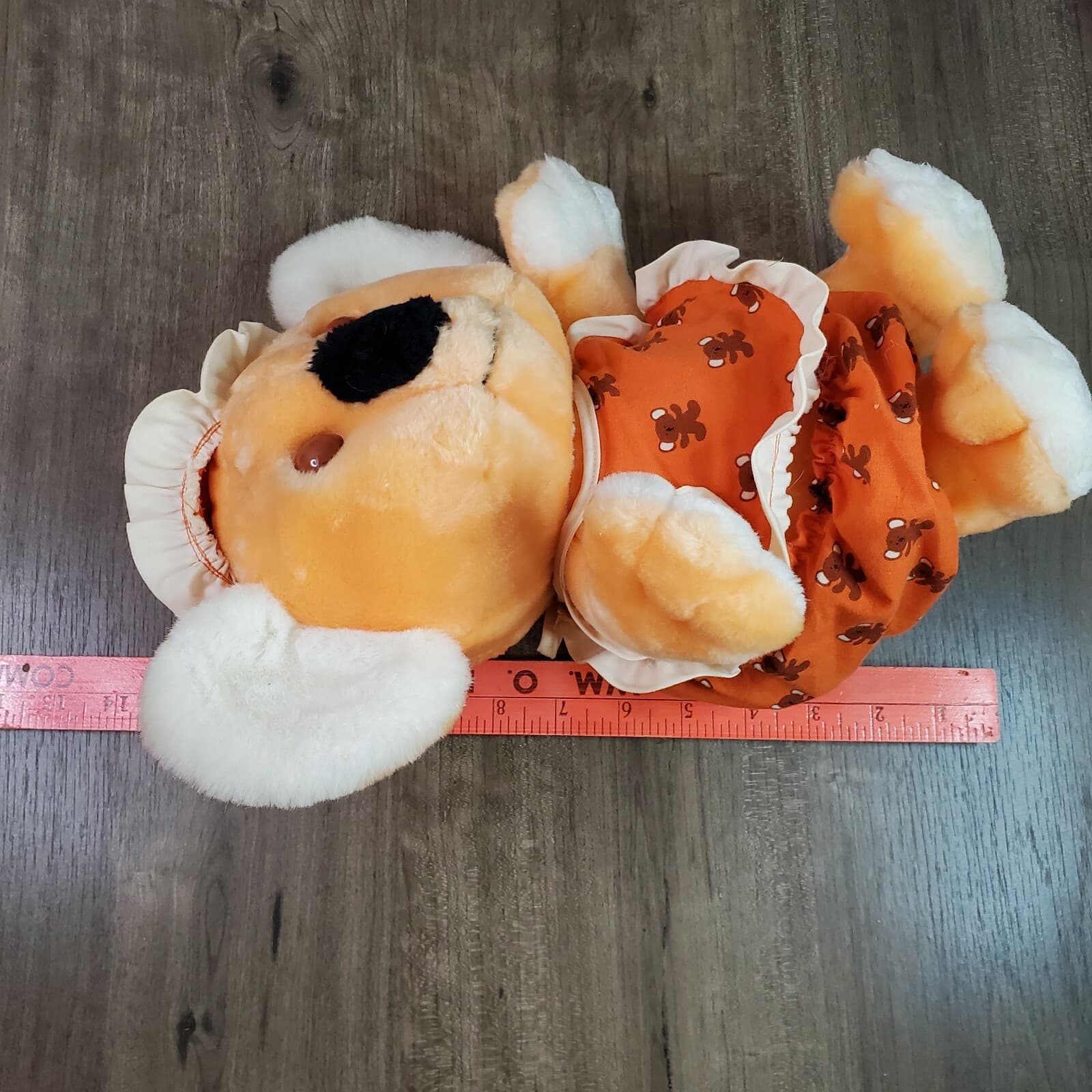 Vintage 80s Hasbro Softies Googlies Plush 14" Peachy Koala Bear w/Sleep Eyes - Thumbnail 7