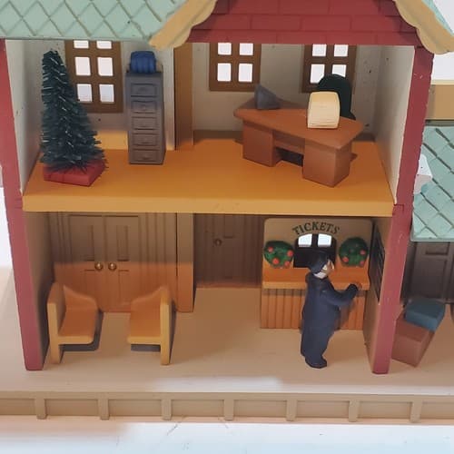 Vtg 1998 Hallmark HALLS TRAIN STATION Ornament 25th Anniversary Edition NO BOX - Thumbnail 5
