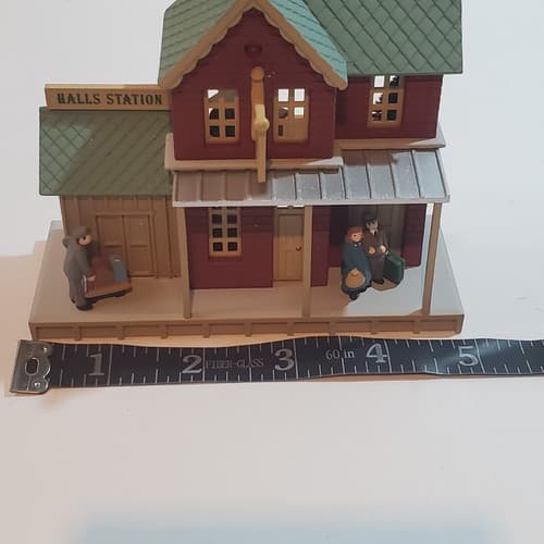 Vtg 1998 Hallmark HALLS TRAIN STATION Ornament 25th Anniversary Edition NO BOX - Thumbnail 9