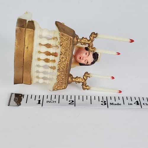 Vintage Plastic Praying Girl Cake Topper Confirmation First Communion Hong Kong - Thumbnail 10