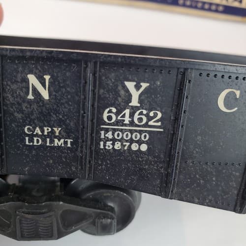 Vintage LIONEL Postwar NO. 6462 NYC Gondola CAPY LD LMT DAMAGED BOX - Thumbnail 11