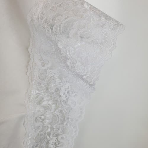 Vintage Intimate Essentials Sears Woman’s White Full Slip Lace Trim Size 38 NWT - Thumbnail 8