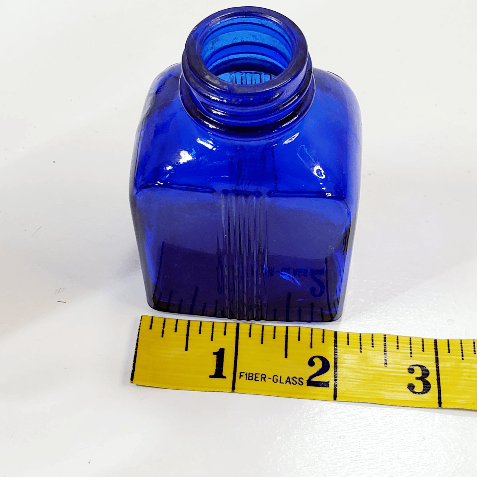 Vintage Bourjois Talcum Powder & Small Cobalt Blue Glass Bottles NO TOPS - Thumbnail 9