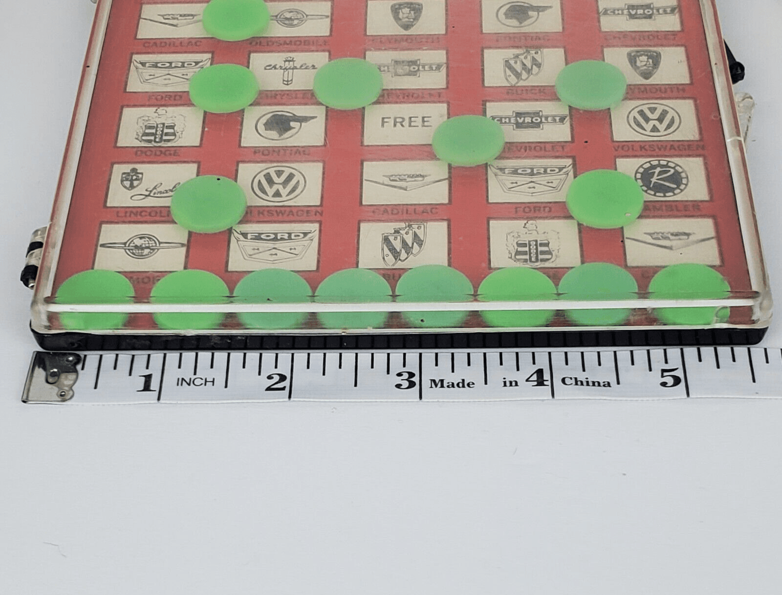 Vintage Cathay Magnetic Travel Game Car Bingo Made in Hong Kong HTF - Thumbnail 6