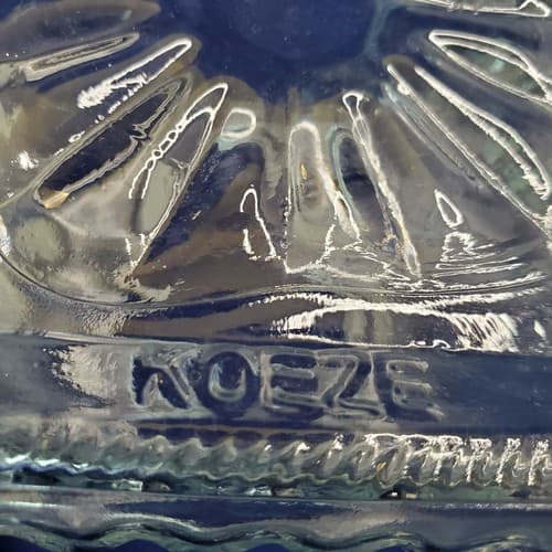 Vintage KOEZE'S Drugstore Glass Jar Apothecary Canister Lidded 9 1/2" Tall - Thumbnail 11