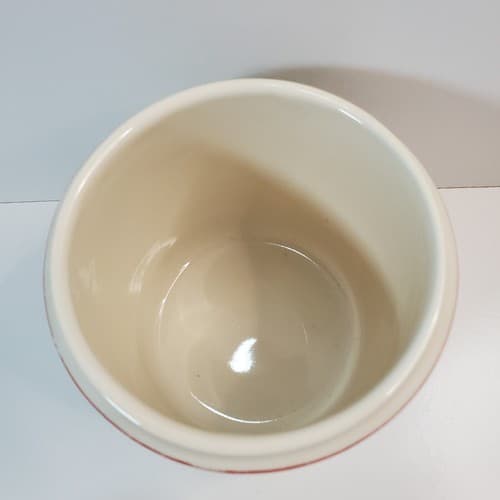 Vintage Jamestown China Ceramic Joy Of Christmas Canister W/ Lid C. Jamaji 5.5" - Thumbnail 3