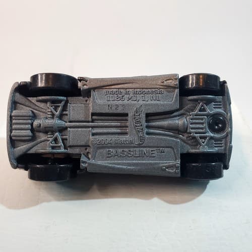 2004 Mattel Hot Wheels Black Acceleracers Bassline Y2K Graphic Design - Thumbnail 5