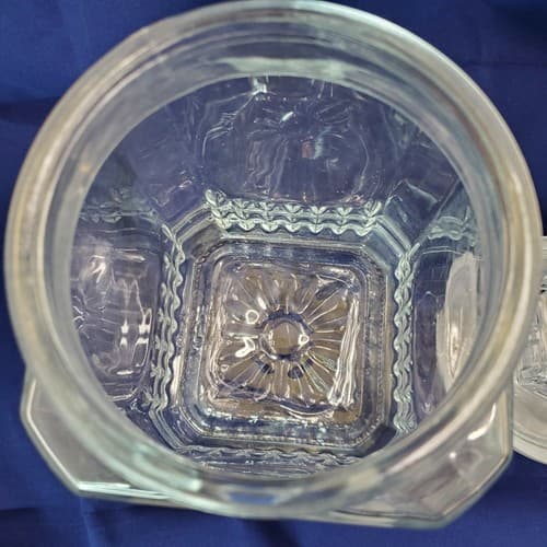 Vintage KOEZE'S Drugstore Glass Jar Apothecary Canister Lidded 9 1/2" Tall - Thumbnail 7