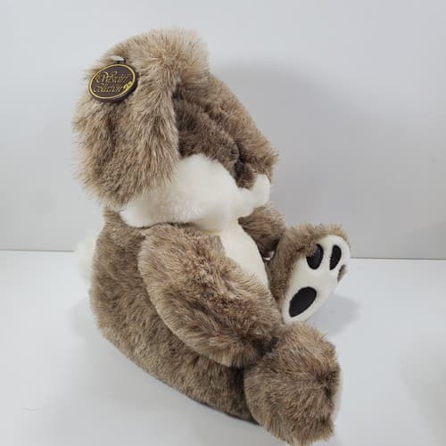 Westcliff Collection Brown White Bunny Rabbit Plush Stuffed Animal 11" Sitting - Thumbnail 3