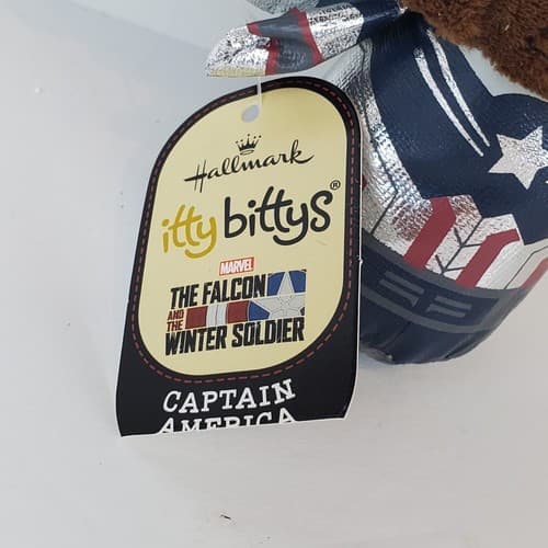 Hallmark Itty Bittys Falcon & Winter Soldier CAPTAIN AMERICA Sam Wilson NWT - Thumbnail 5