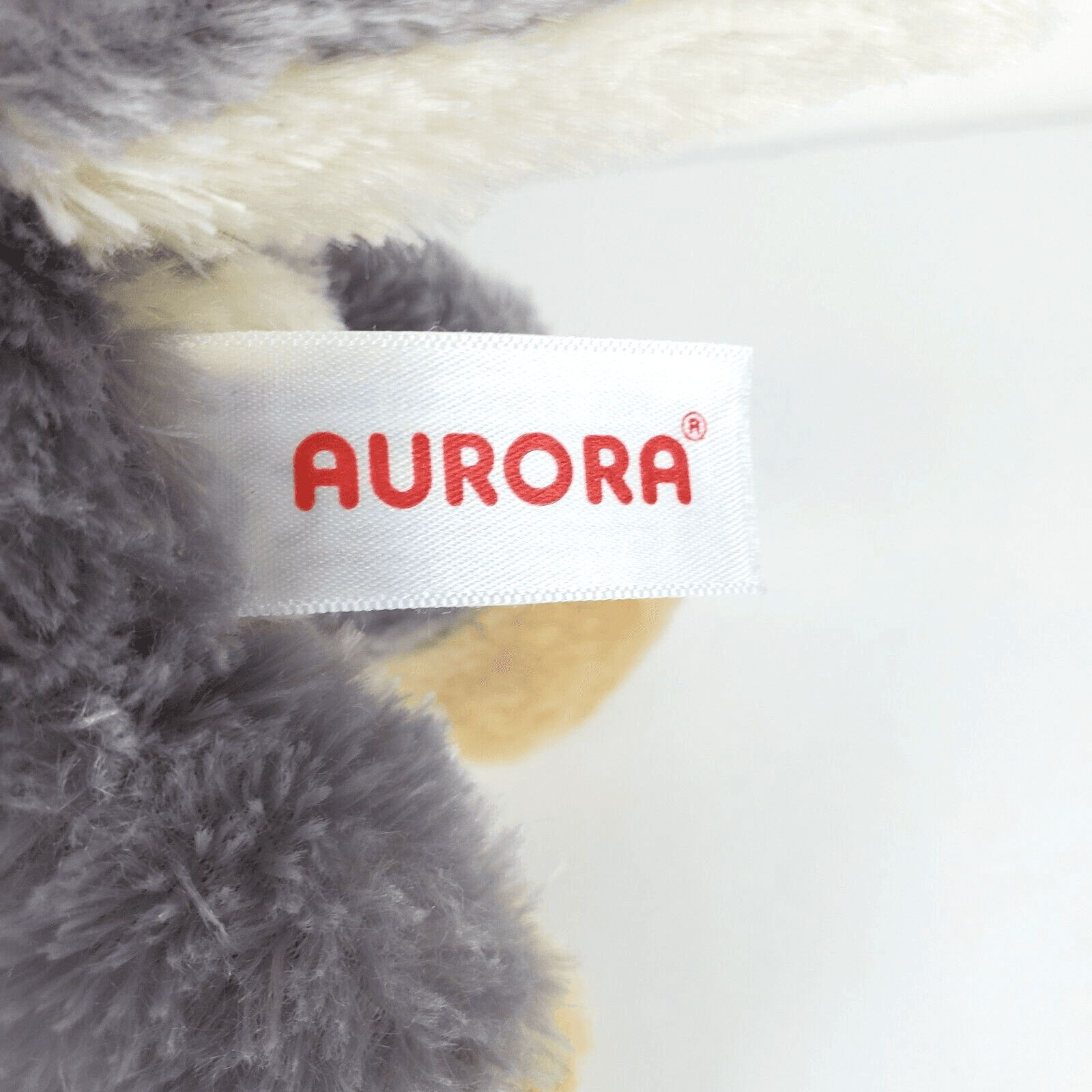 Aurora Woolsey Wolf 2017 Flopsies Gray White Soft Fur 8" Plush Stuffed Animal - Thumbnail 6