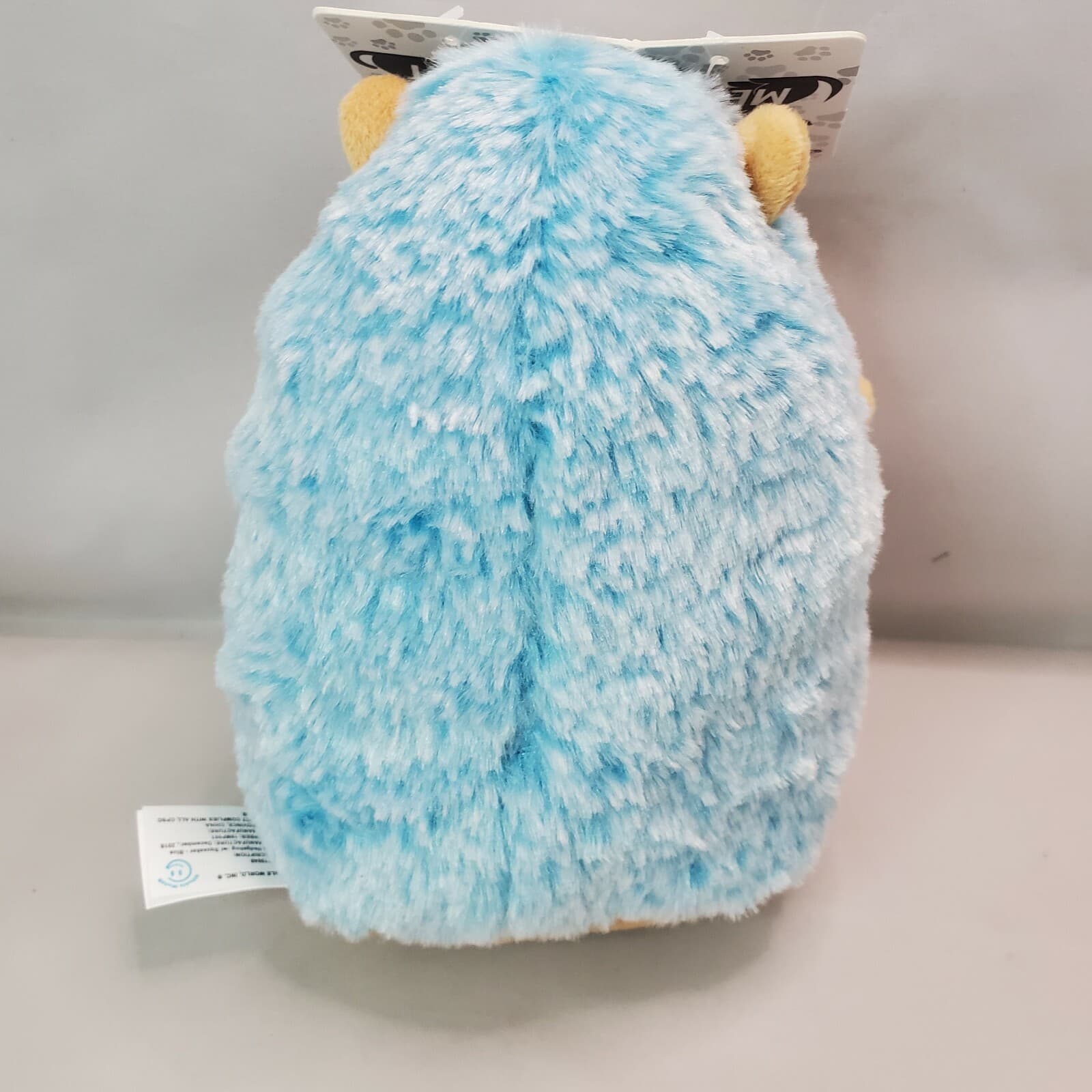 MetroPAWlin Pet Blue Hedgehog with Squeaker Puppy Dog Interactive Plush Toy - Thumbnail 7