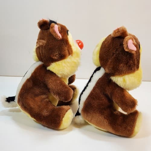 Vintage Disneyland Walt Disney World Chip Dale Chipmunks Plush Stuffed Animals - Thumbnail 6