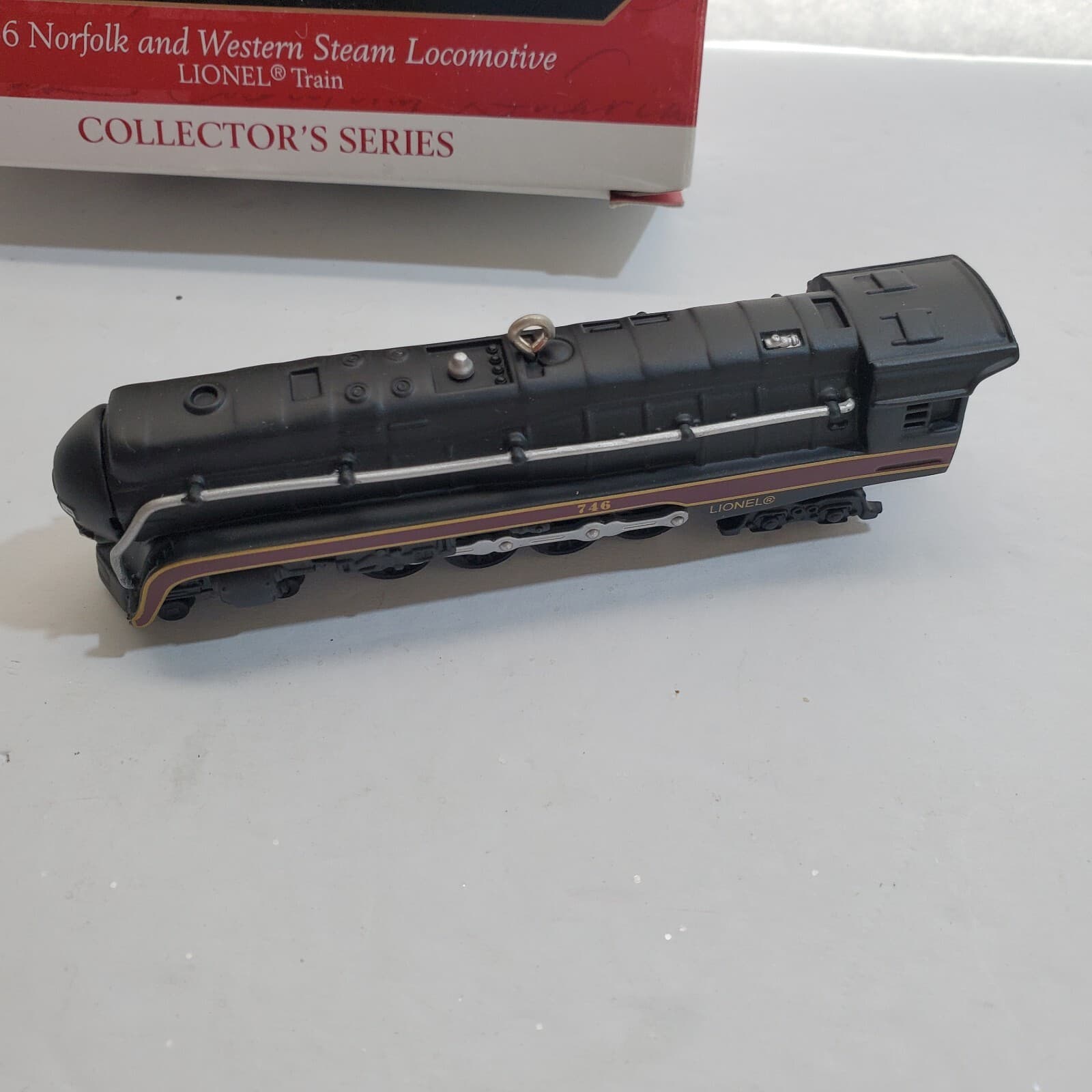 Hallmark Keepsake Christmas Ornament 746 Norfolk and Western Steam Locomotive - Thumbnail 2