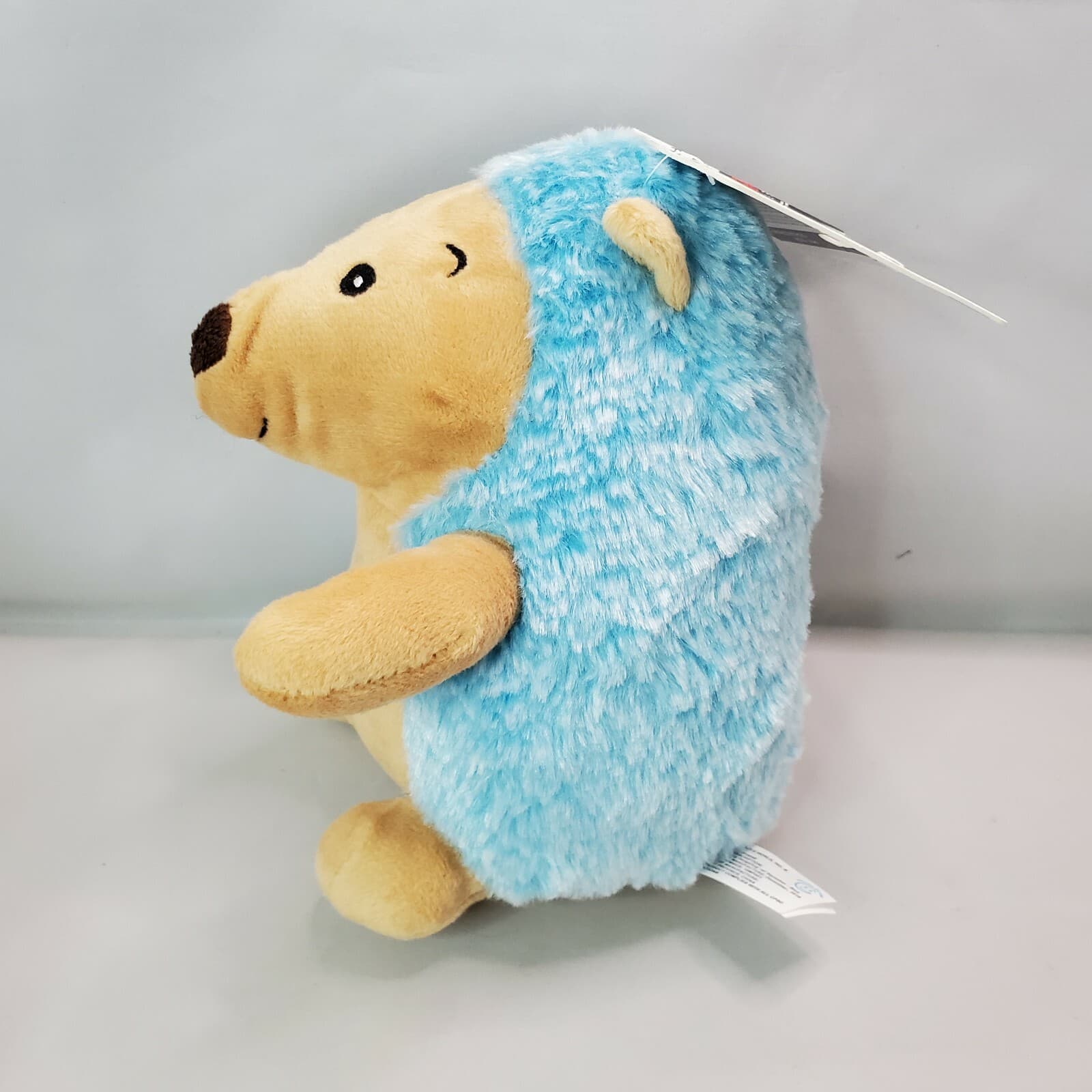 MetroPAWlin Pet Blue Hedgehog with Squeaker Puppy Dog Interactive Plush Toy - Thumbnail 9