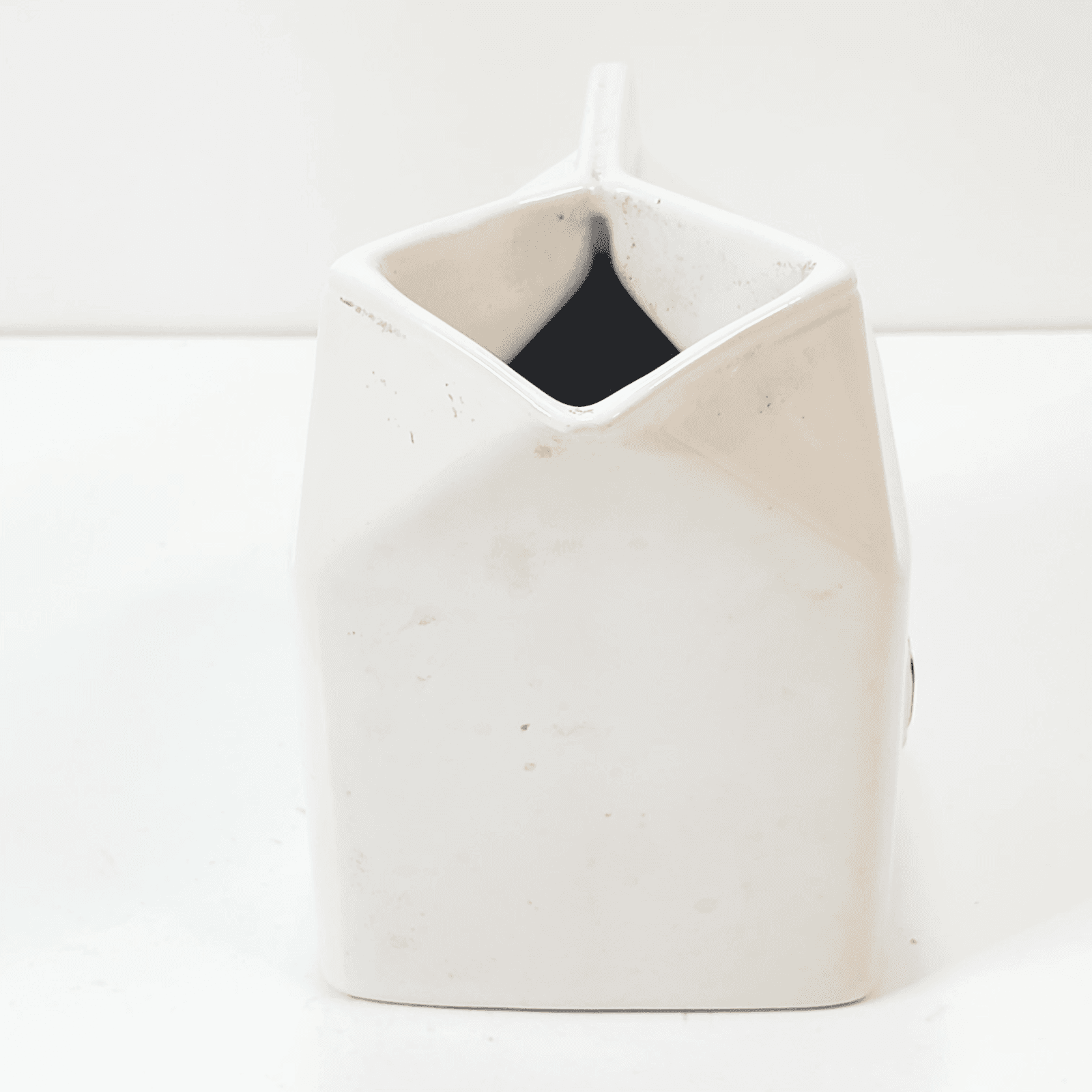 Vintage 1999 White Ceramic Milk Carton Got Milk? Creamer At Home International - Thumbnail 2