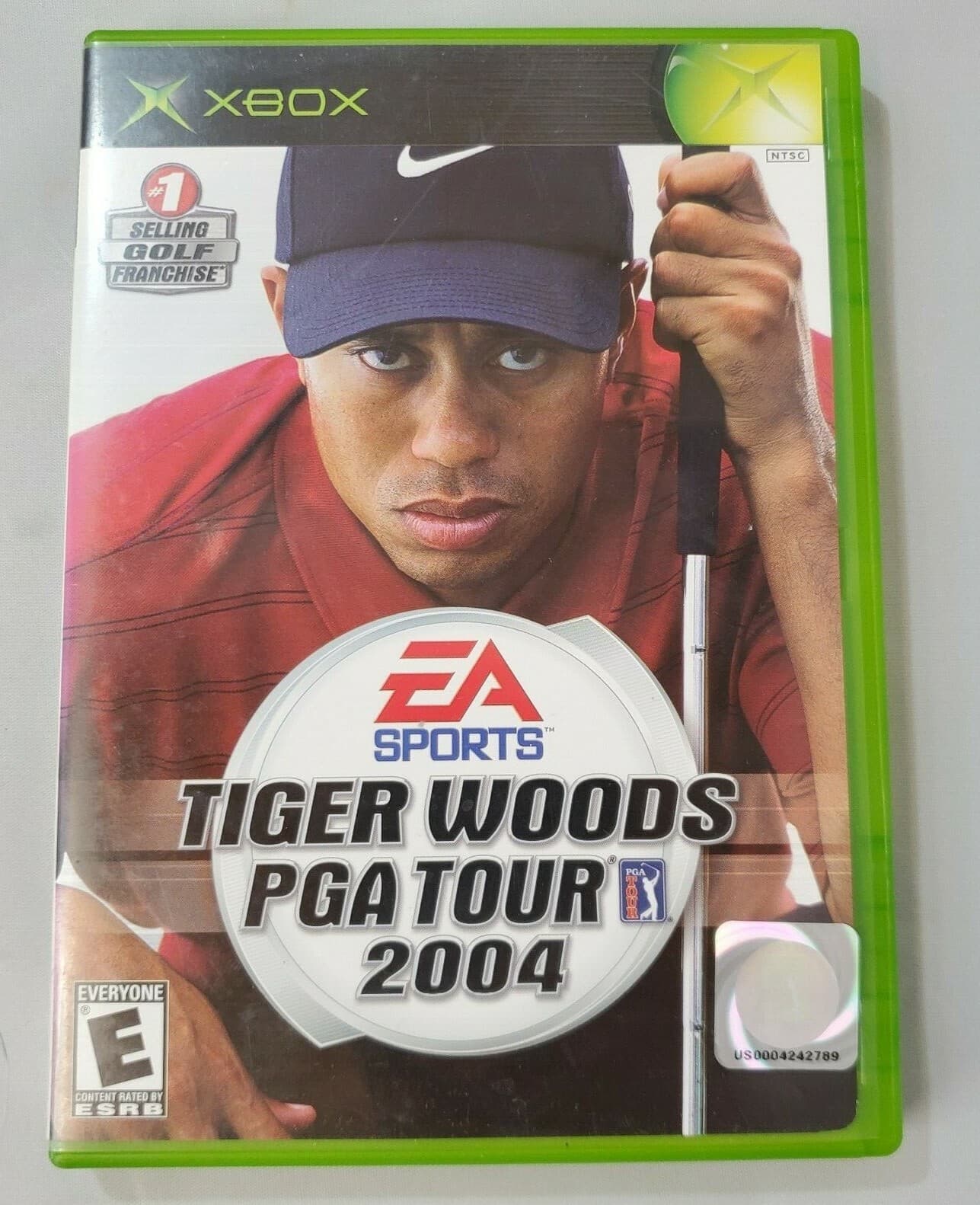 Xbox Tiger Woods PGA Tour 2004 Video Game Complete with Manual