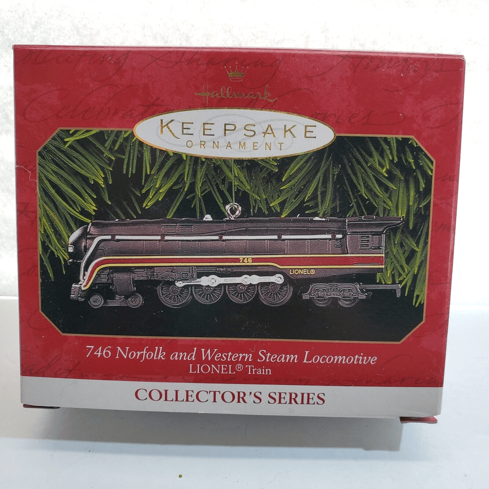 Hallmark Keepsake Christmas Ornament 746 Norfolk and Western Steam Locomotive