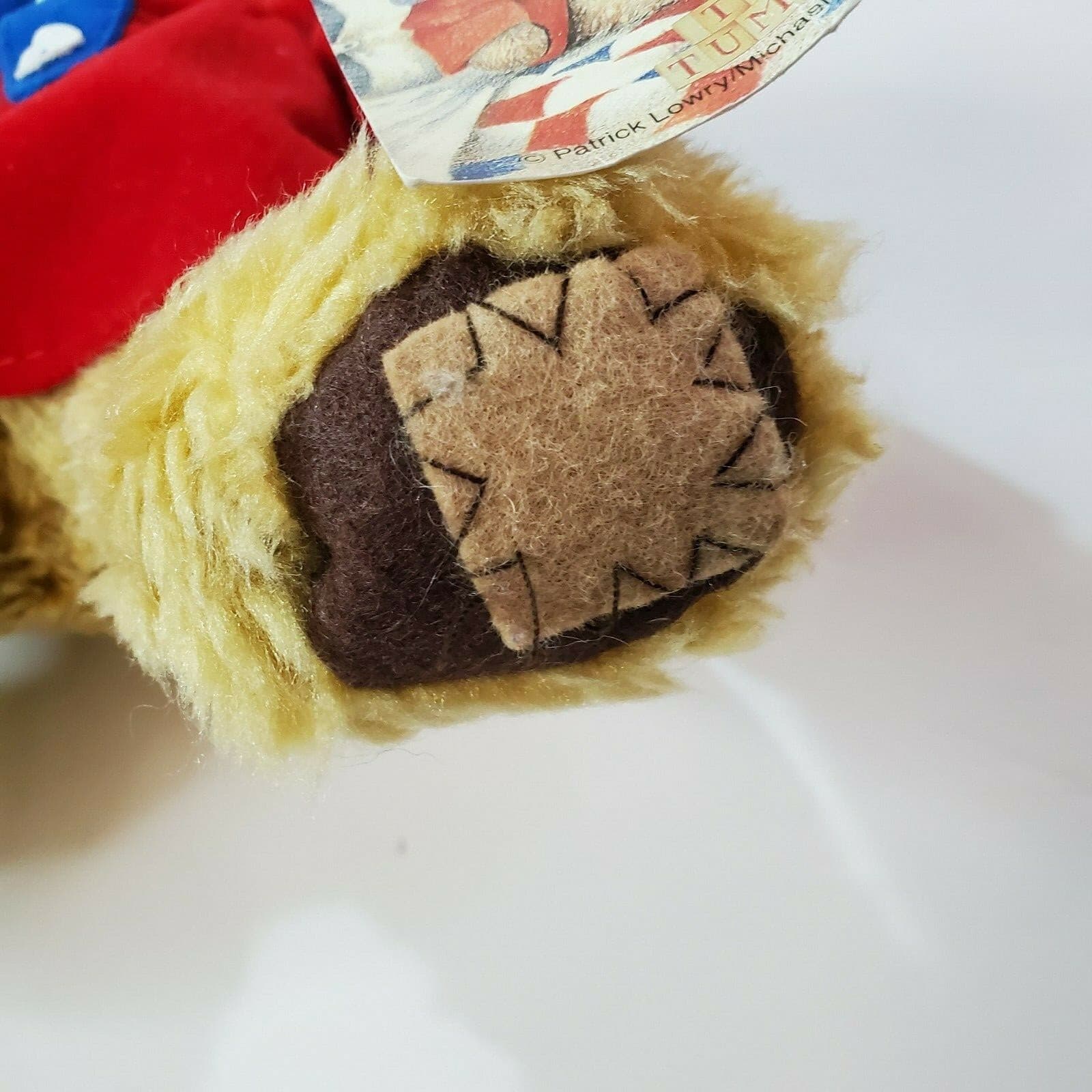 Vintage Teddy Tum Tum Commonwealth Bear Stuffed Animal Plush Toy W/ Coat & Hat - Thumbnail 7