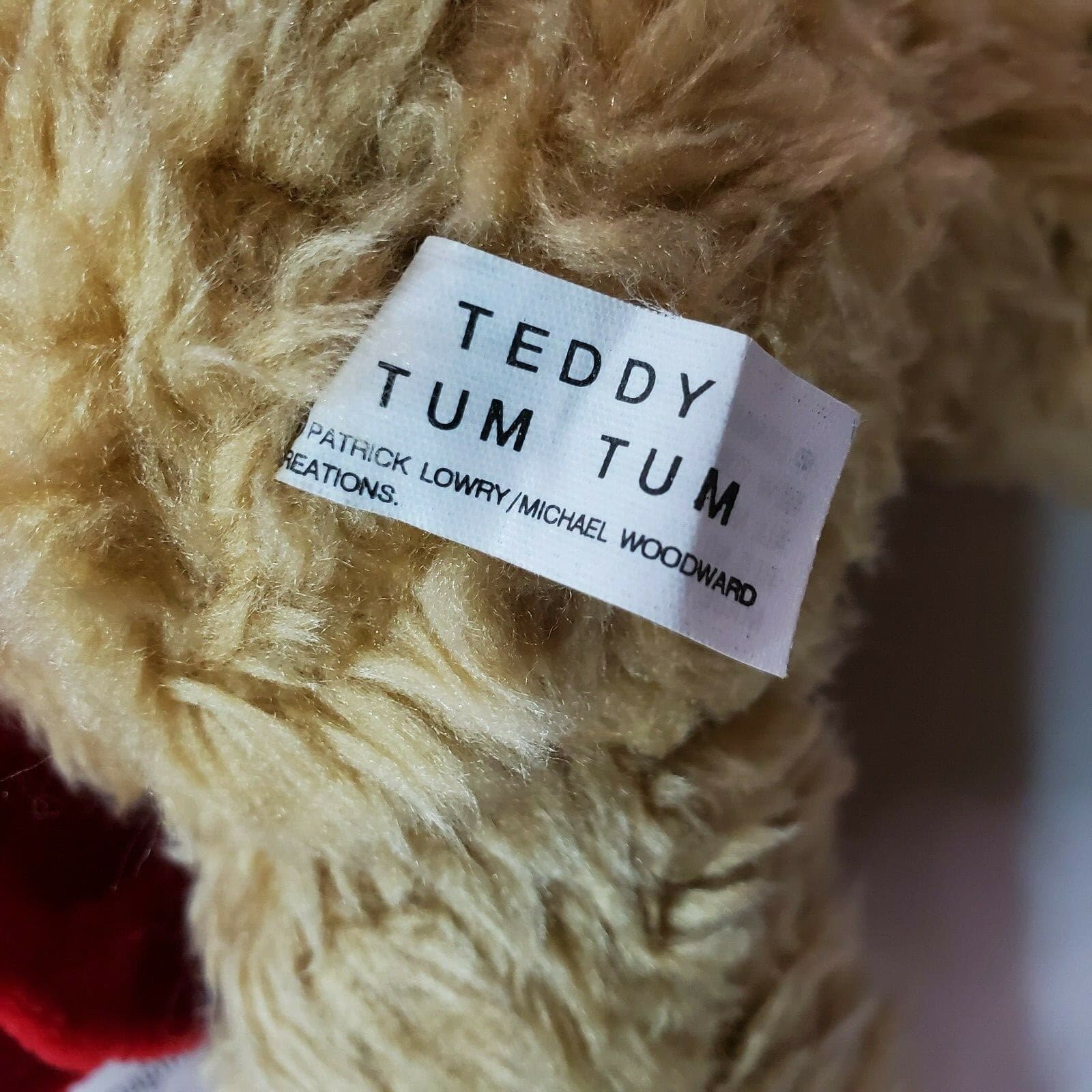 Vintage Teddy Tum Tum Commonwealth Bear Stuffed Animal Plush Toy W/ Coat & Hat - Thumbnail 4