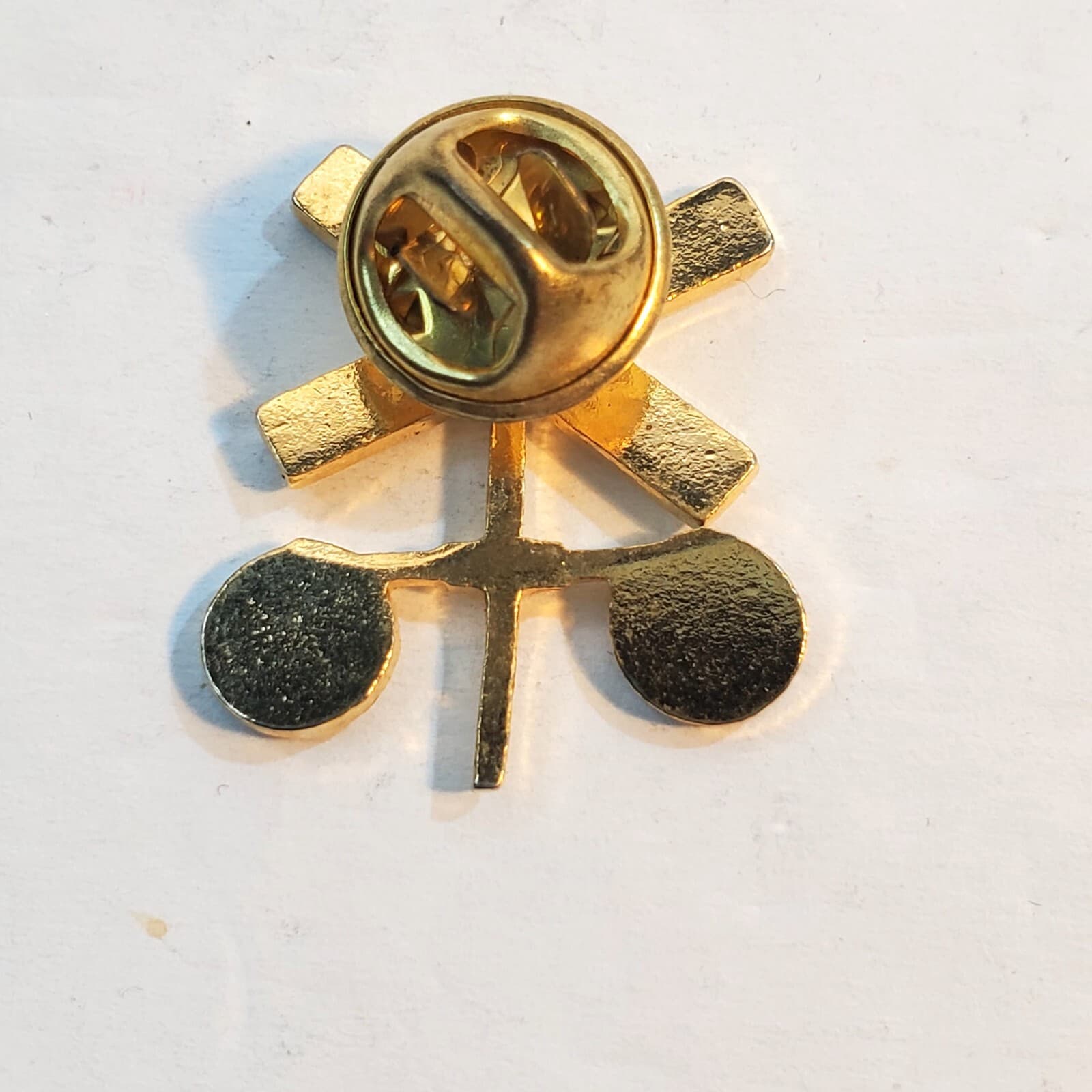 Vintage Operation Life Saver Crossing Safety Gold Tone Lapel Tack Cap Push Pin - Thumbnail 2