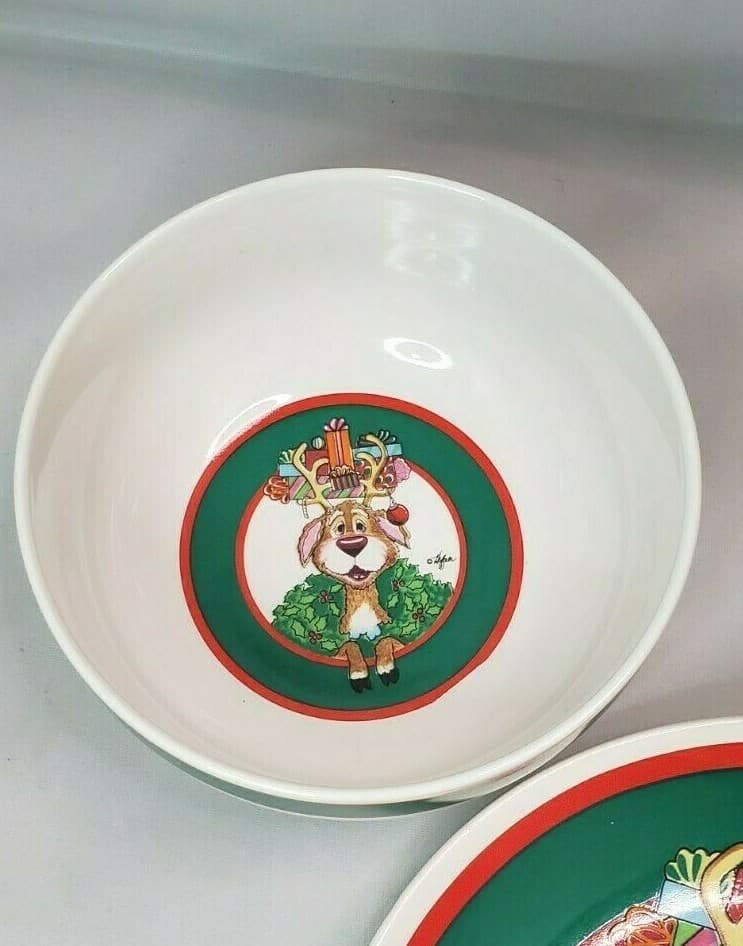 Celebrations by Silvestri Audrey Heffner Childs Plate, Cup & Bowl Christmas - Thumbnail 5