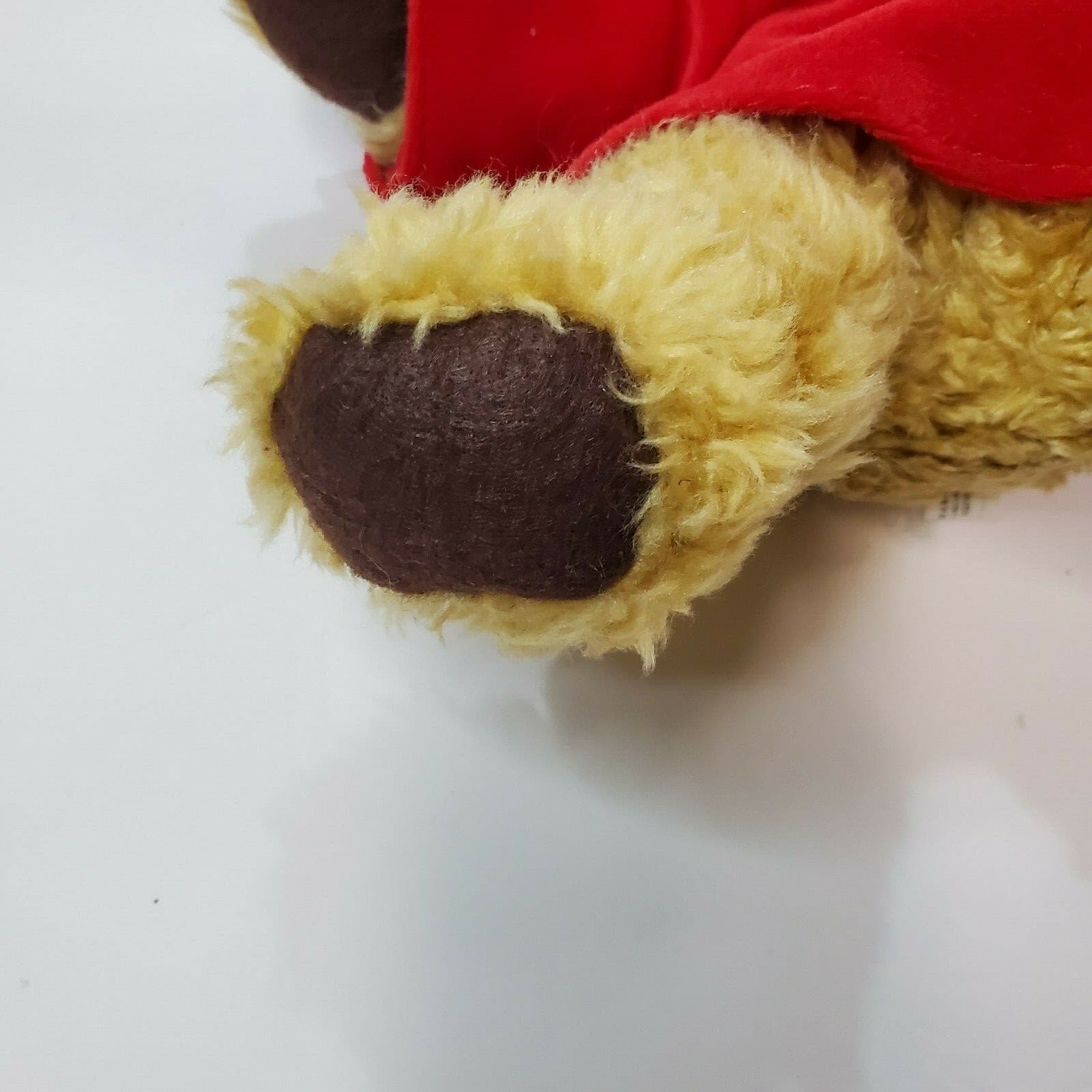 Vintage Teddy Tum Tum Commonwealth Bear Stuffed Animal Plush Toy W/ Coat & Hat - Thumbnail 8