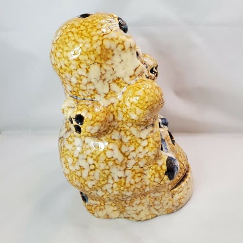 Vintage Halloween Ceramic Skulls Candle Holder Vase Spooky Scary Decor - Thumbnail 9