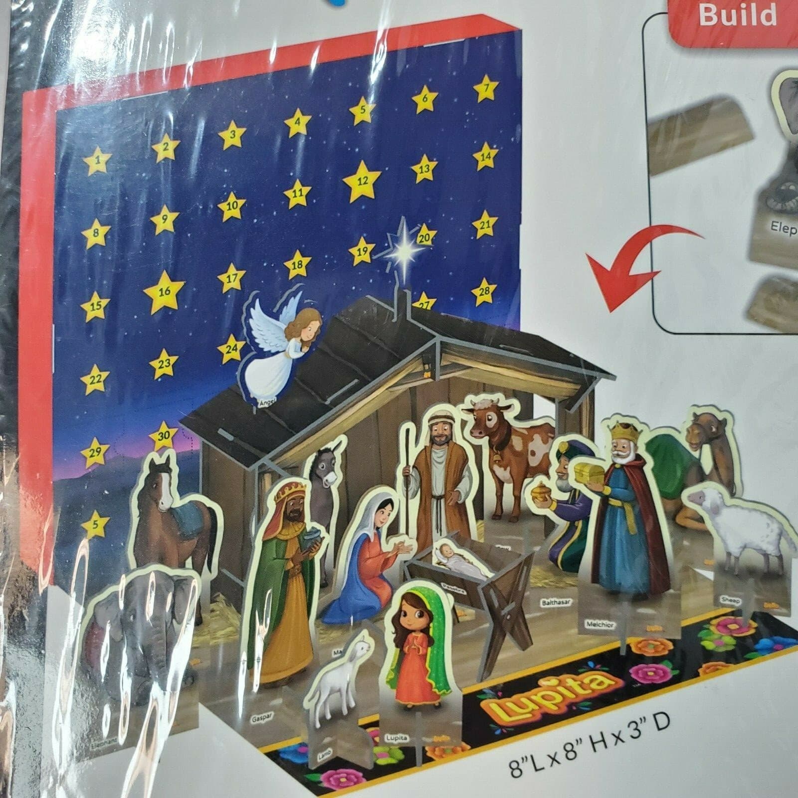 Bilingual Advent Calendar Nativity Lupita Calendario de Adviento Lupita NEW - Thumbnail 5