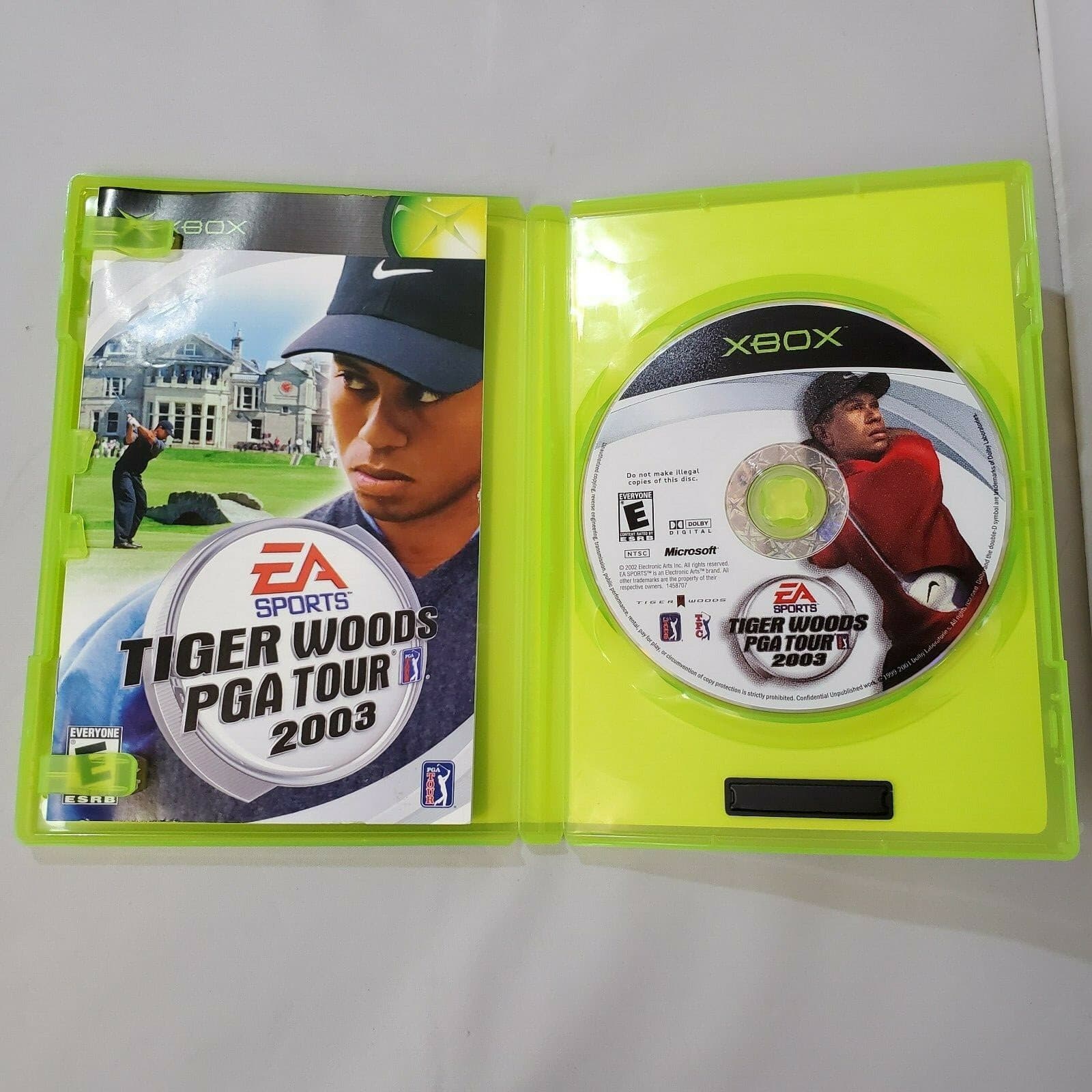 Xbox Tiger Woods PGA Tour 2003 Video Game Complete with Manual - Thumbnail 3