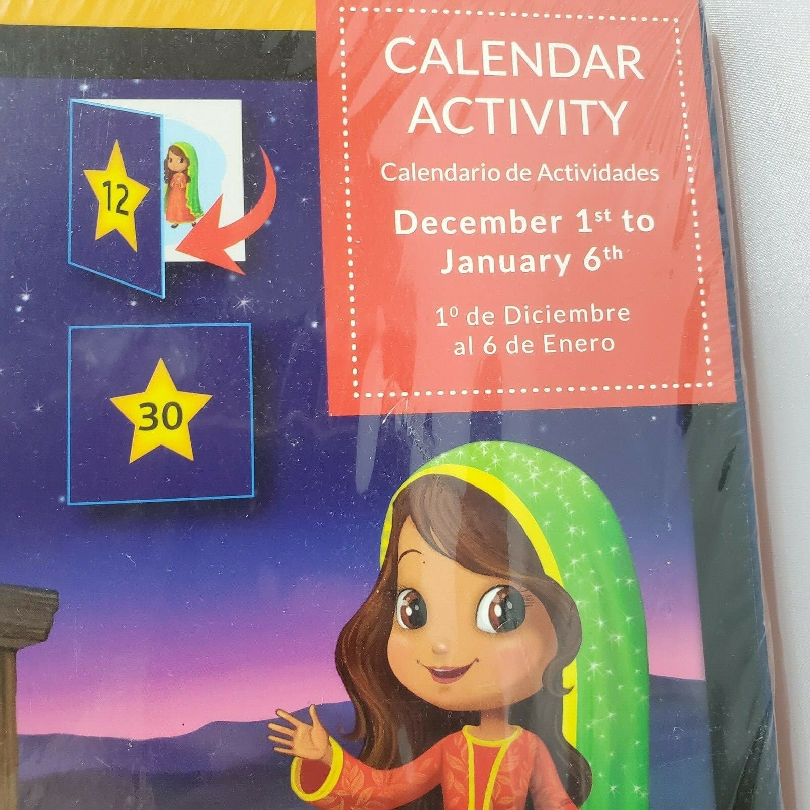 Bilingual Advent Calendar Nativity Lupita Calendario de Adviento Lupita NEW - Thumbnail 3