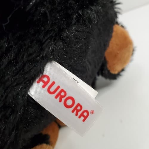 Aurora Black Bear w/Brown Paws & Snout 9" Plush Teddy Bear Toy - Thumbnail 7