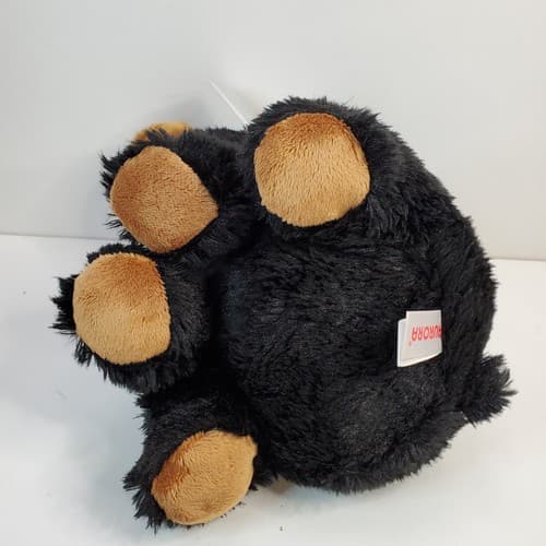 Aurora Black Bear w/Brown Paws & Snout 9" Plush Teddy Bear Toy - Thumbnail 6