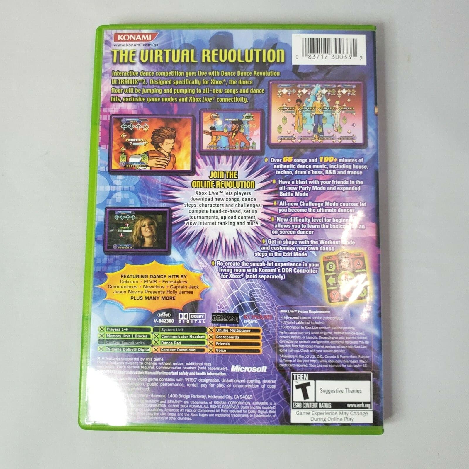 Microsoft Xbox 2004 Dance Dance Revolution Ultramix 2 Complete with Manual - Thumbnail 2