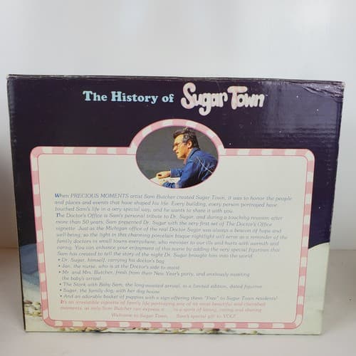 Vtg Precious Moments Sugar Town Doctor's Office House Building Nightlight 1994 - Thumbnail 10