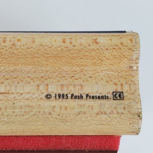 Vtg 1995 Posh Plant & Seed Co. Frame Wood Block Rubber Stamp 3.5 x 5 inch Z575G - Thumbnail 6