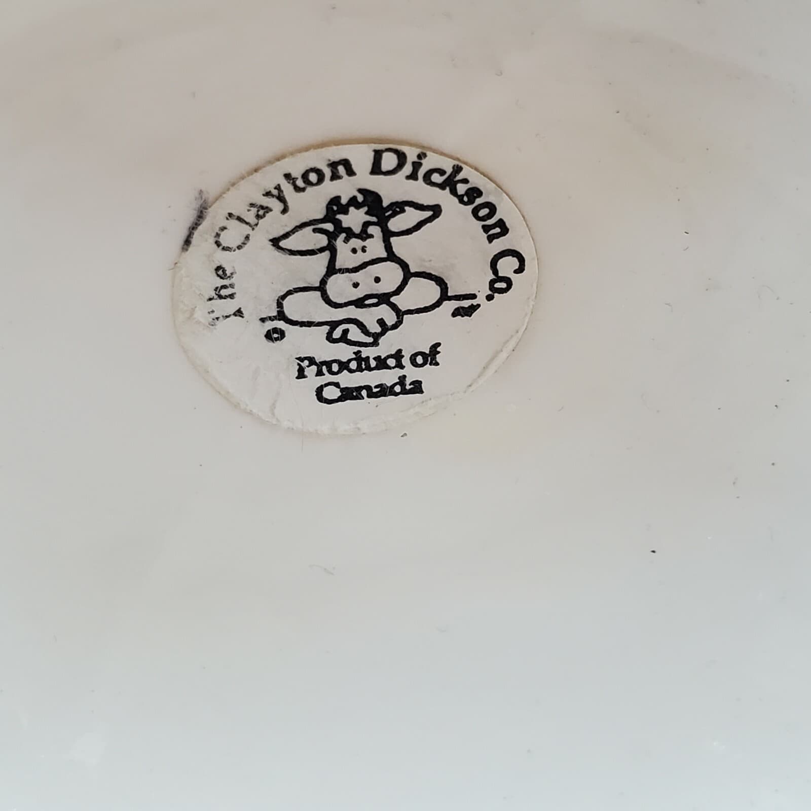 Clayton Dickson Co. Canada Ceramic Folk Art Christmas Angel Taper Candle Holder - Thumbnail 8