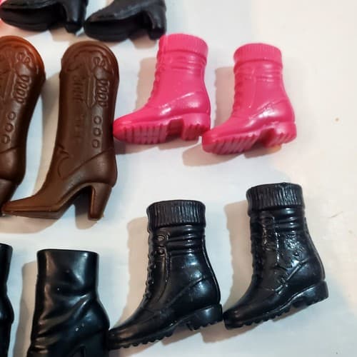 Vintage Barbie Doll Accessories 22 piece Mixed Lot 1990's Boots Sunglasses Purse - Thumbnail 5