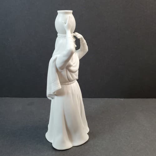 Vintage 1990 AVON Nativity Collectibles Woman w/ Water Porcelain Bisque Figurine - Thumbnail 2