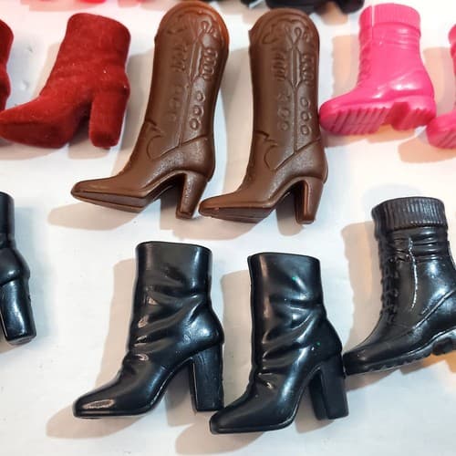 Vintage Barbie Doll Accessories 22 piece Mixed Lot 1990's Boots Sunglasses Purse - Thumbnail 4