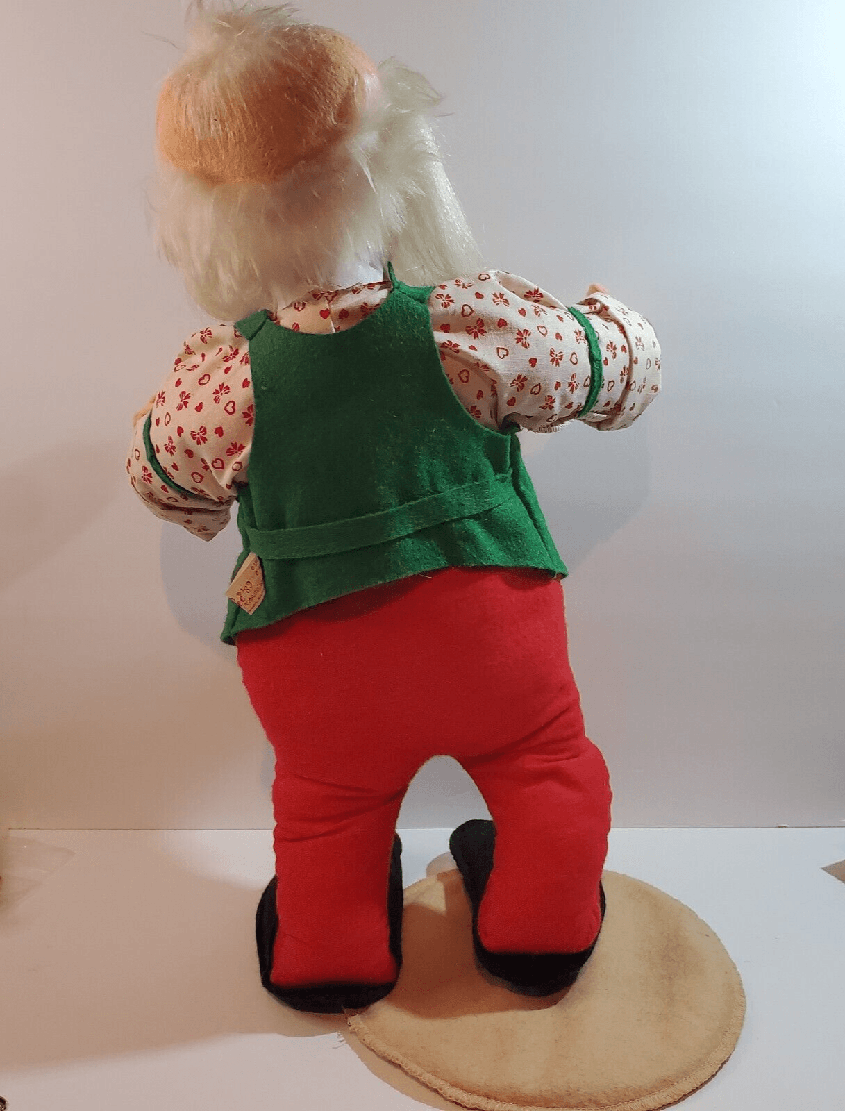 Vintage Annalee Mobilitee Santa Claus Doll 1989, Christmas 17 inch Poseable - Thumbnail 8