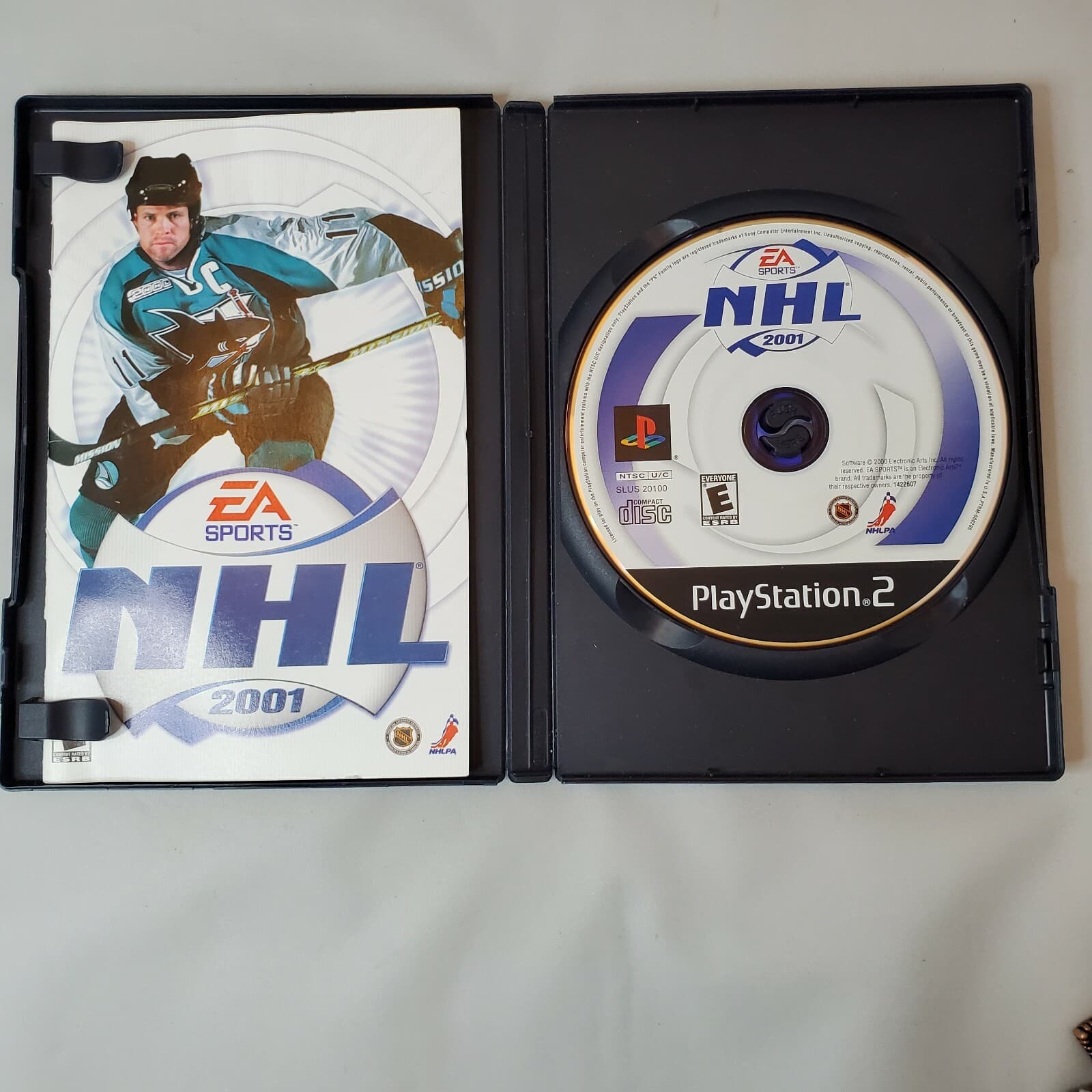 Playstation 2 PS2 NHL 2001 Hockey Video Game Complete with Manual - Thumbnail 3