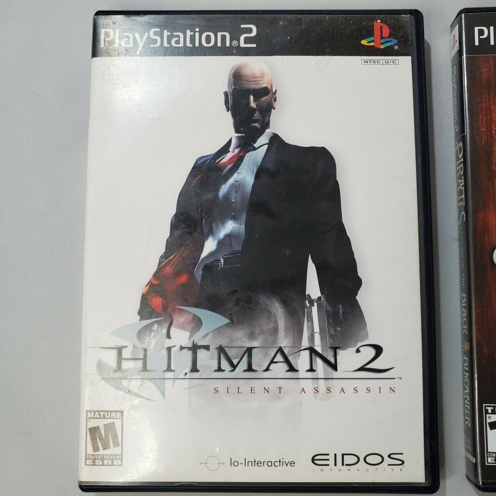 Playstation 2 PS2 Hitman 2 & Pirates Legend of the Black Buccaneer Complete - Thumbnail 6